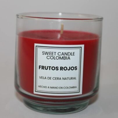 VELA ROJA FRUTOS ROJOS