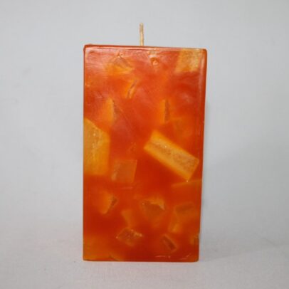 VELAS COLOMBIA VELACUADRADA NARANJA