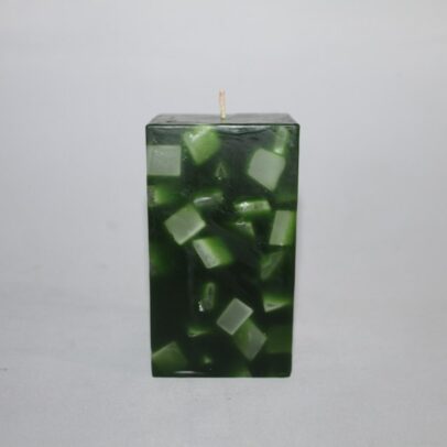 VELAS BOGOTA VELA CUADRADA VERDE LIMON