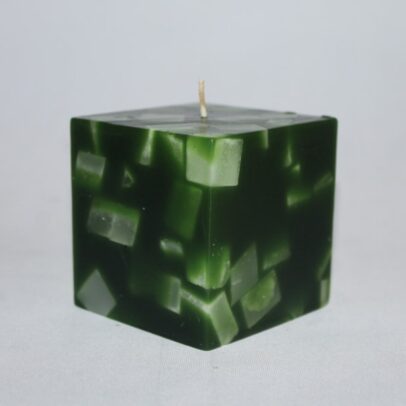 VELAS COLOMBIA VELA CUADRARDA VERDE