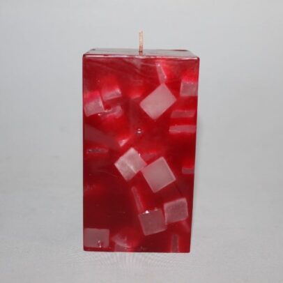 VELAS EN BOGOTA Y COLOMBIA VELA CUDARADA ROJA